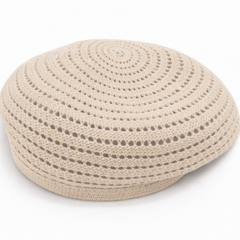 Béret en maille réglable Aurora