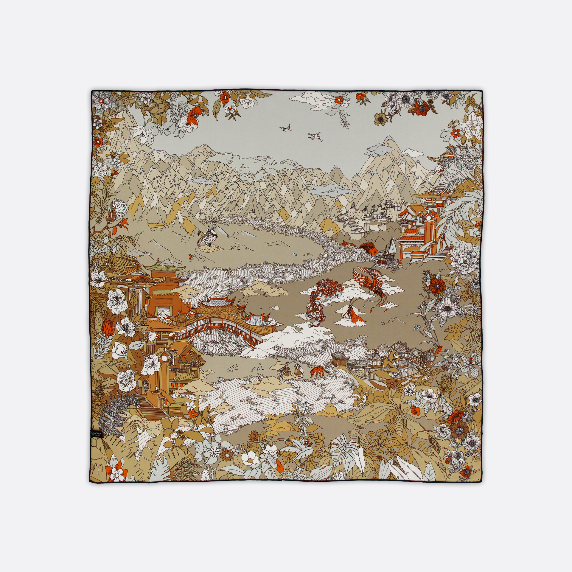 Jardins de Saisons Scarf 01-90