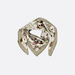 Spring Symphony Scarf 02 / 100% Silk / 90x90cm