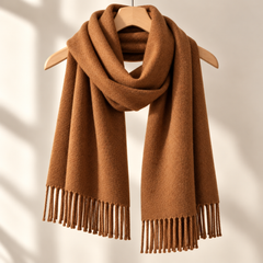 100% Mongolian Wool Plain Scarf