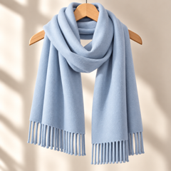 100% Mongolian Wool Plain Scarf