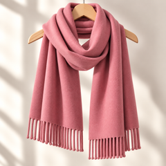 100% Mongolian Wool Plain Scarf