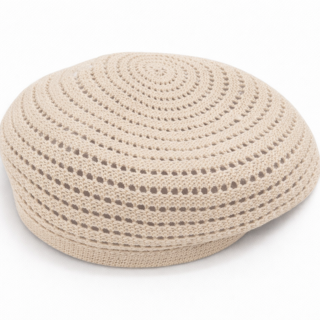 Béret en maille réglable Aurora
