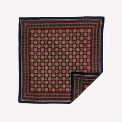 Classic Geometric Square Scarf