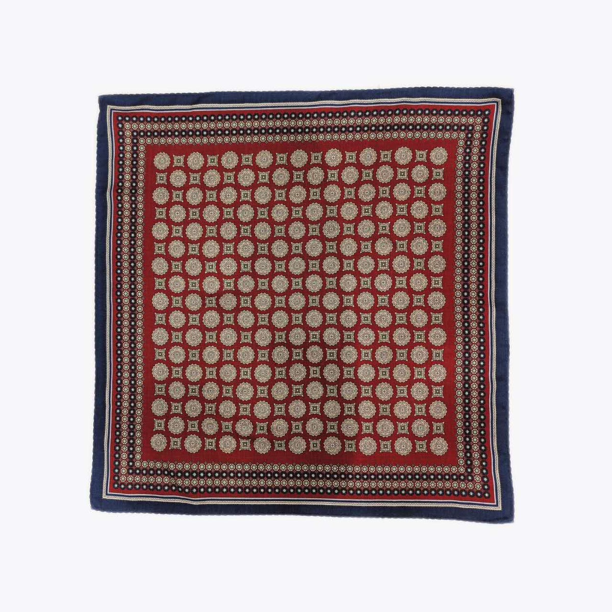 Classic Geometric Square Scarf