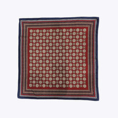 Classic Geometric Square Scarf