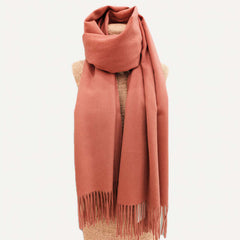 Luxury Pure Cashmere Scarf - Pink / 200x70cm