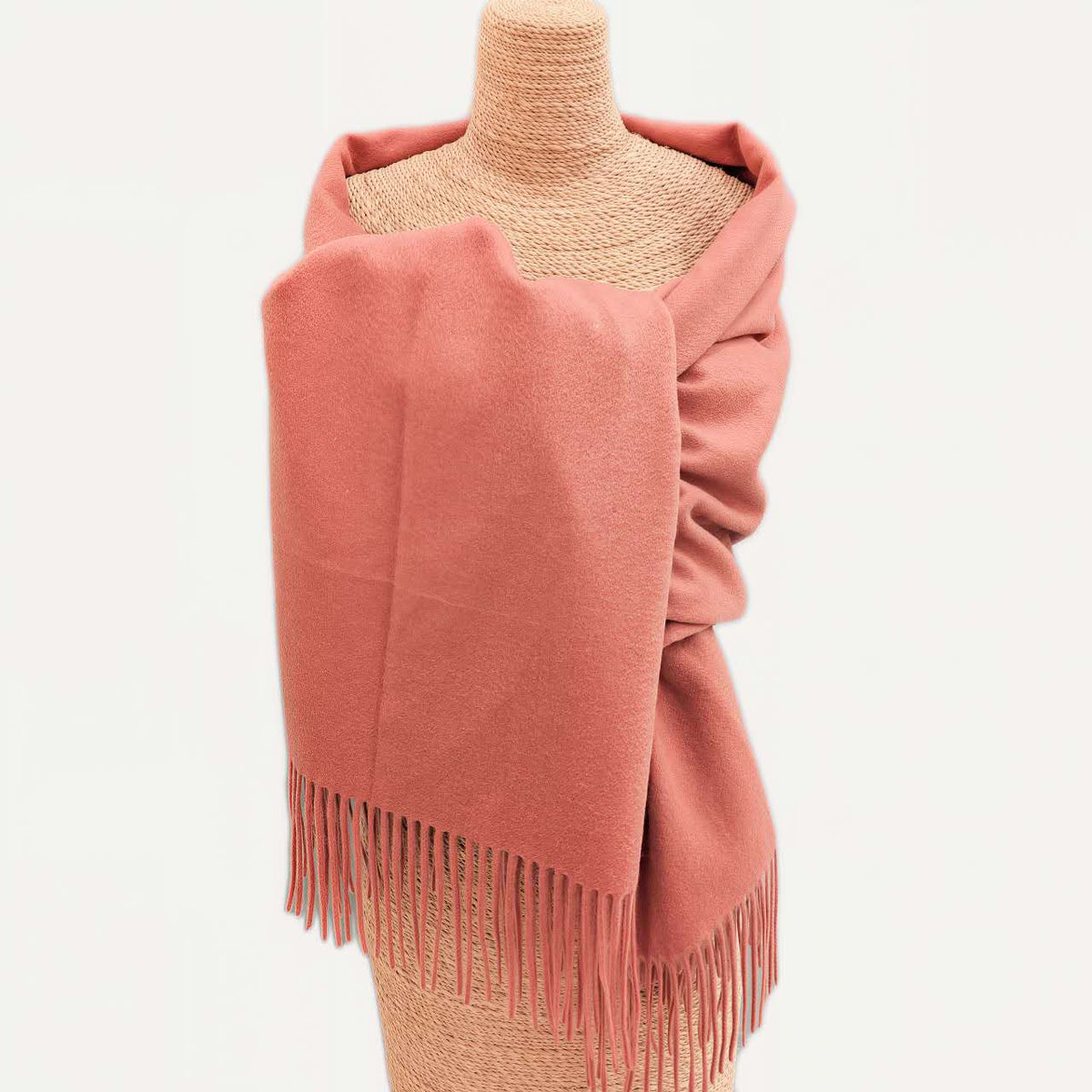 Luxury Pure Cashmere Scarf - Pink / 200x70cm