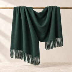 Écharpe Luxe Pur Cachemire - Vert / 200x70cm