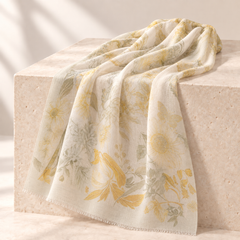 Aurelia Featherlight Cashmere Stole – Golden Botanica