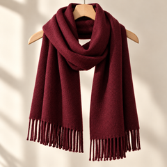 100% Mongolian Wool Plain Scarf