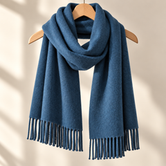 100% Mongolian Wool Plain Scarf
