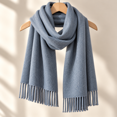 100% Mongolian Wool Plain Scarf