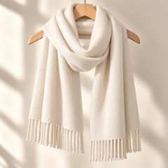 100% Mongolian Wool Plain Scarf