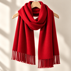 100% Mongolian Wool Plain Scarf