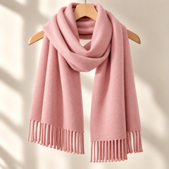 100% Mongolian Wool Plain Scarf