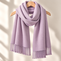 100% Mongolian Wool Plain Scarf