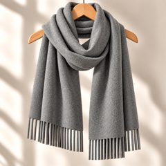 100% Mongolian Wool Plain Scarf