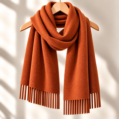100% Mongolian Wool Plain Scarf
